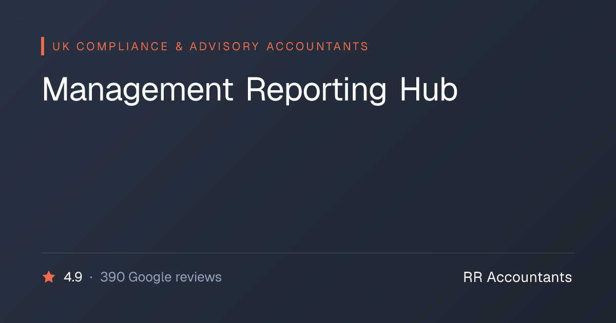 Management Reporting Hub | RR Accountants